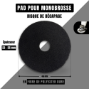 Pad monobrosse noir (décapage) Ø 406 - Caractéristiques