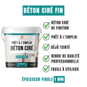 Béton ciré ISY Fin avantages