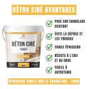Béton ciré avantages