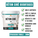 Béton ciré ISY avantages