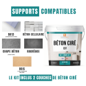 Béton ciré ISY supports compatibles