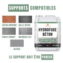 Supports compatibles vernis béton extérieur - Enviro vernis®