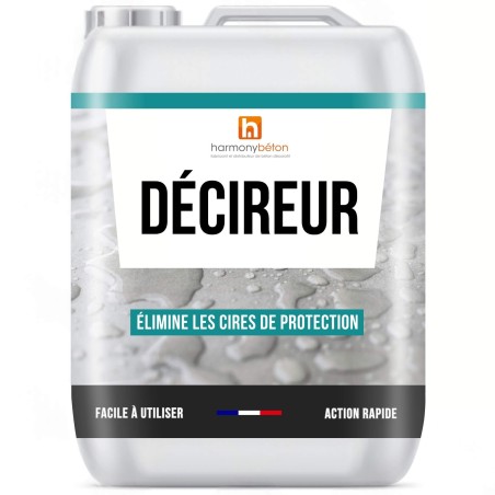 Décireur cire béton