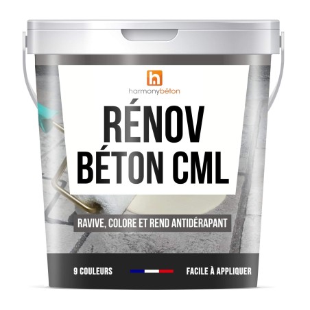 Rénov Béton CML : Mortier de Rénovation béton au Rouleau - Harmony Béton