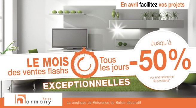 ventes flash béton