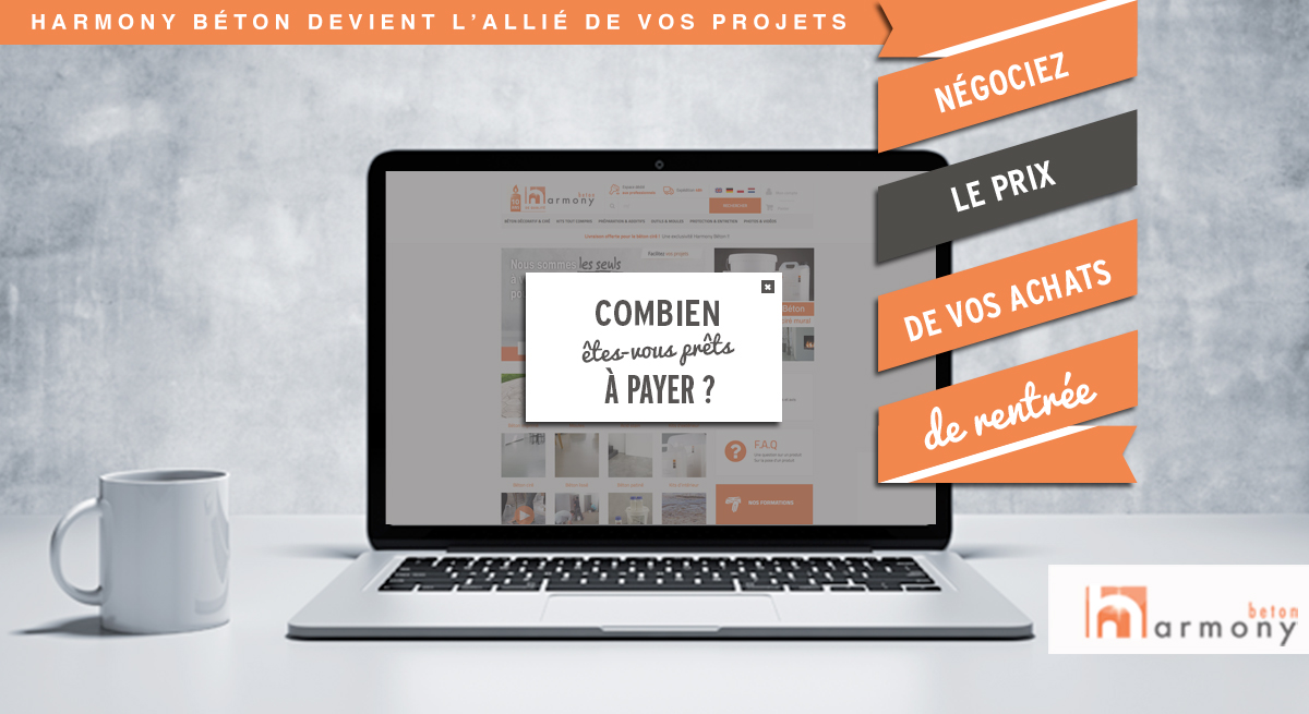 négocier prix e commerce - Harmony Béton