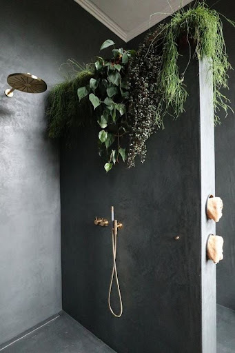 douche italienne beton cire