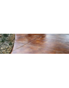 Acid stain concrete