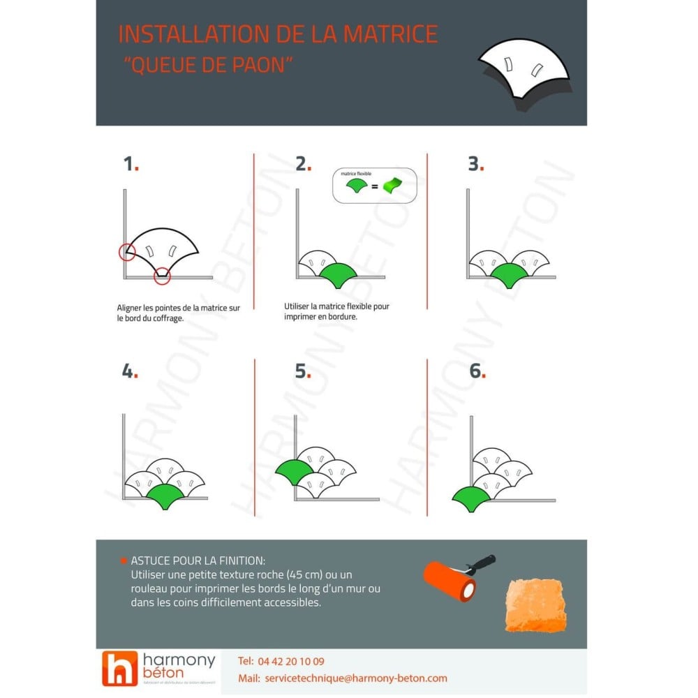 Matrice imitation Pavés parisiens