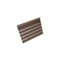 Iron walking grooves in stainless steel