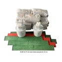 Imprinted concrete kit - Parquet - blades of 15 cm