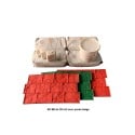 Kit béton empreinte aspect Pavés Belges
