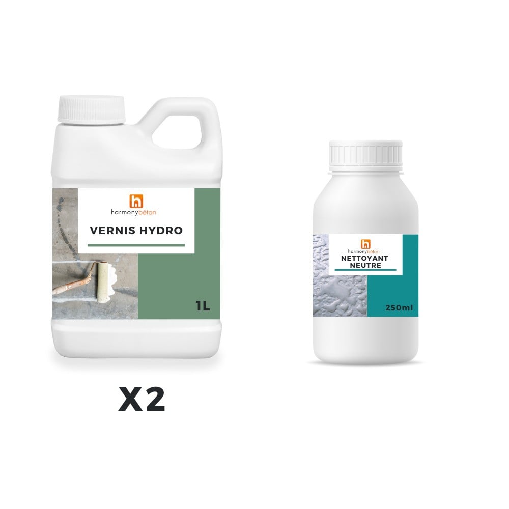 Kit Vernis Hydro pour béton à l'hélicoptère 10 m²