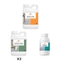 Kit Vernis hydro avec décap cure 10 m²