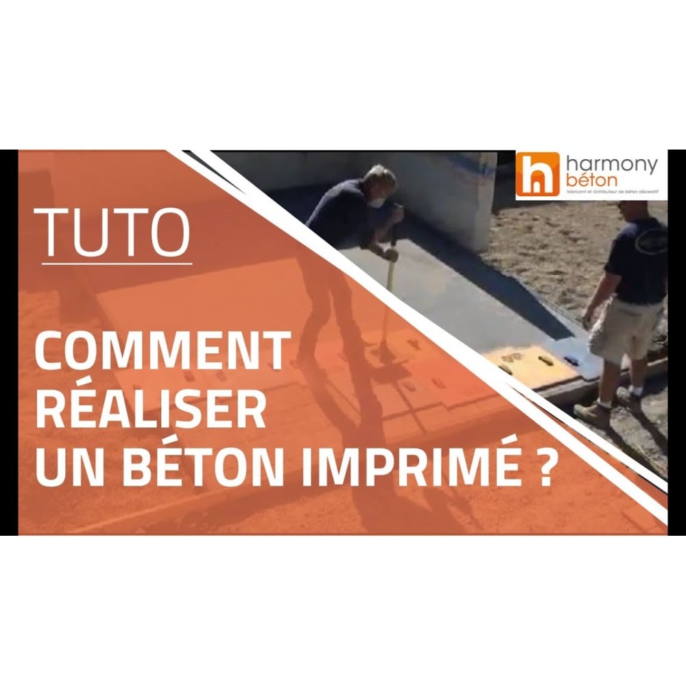 Béton empreinte fin 0/2