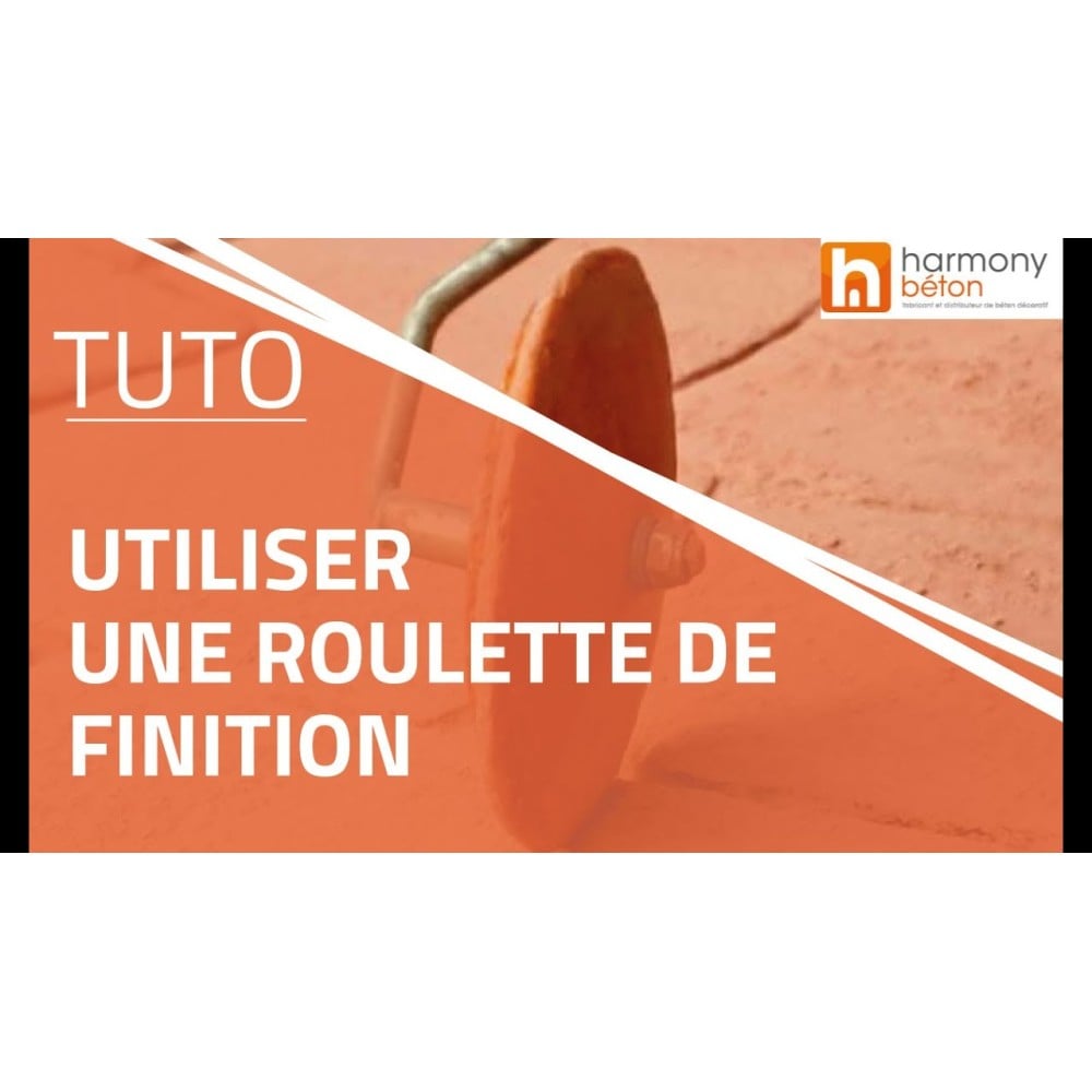 Roulette de finition pour joint