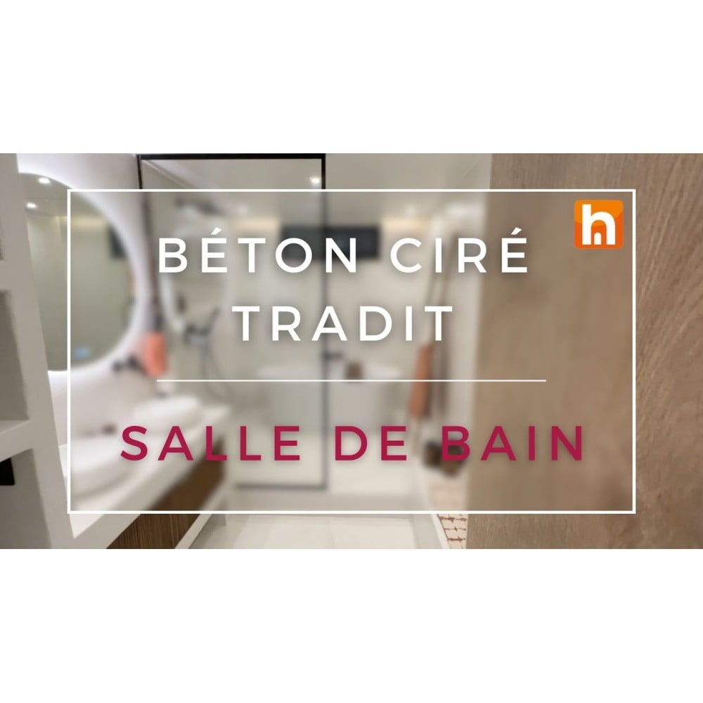 Kit Béton ciré pour Plan de travail et Crédence carrelés