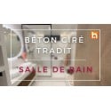 Vidéo application béton ciré salle de bain