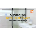 Kit Béton ciré pour Plan de travail et Crédence carrelés