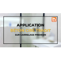 Béton Ciré Kit for Tiled Stairs