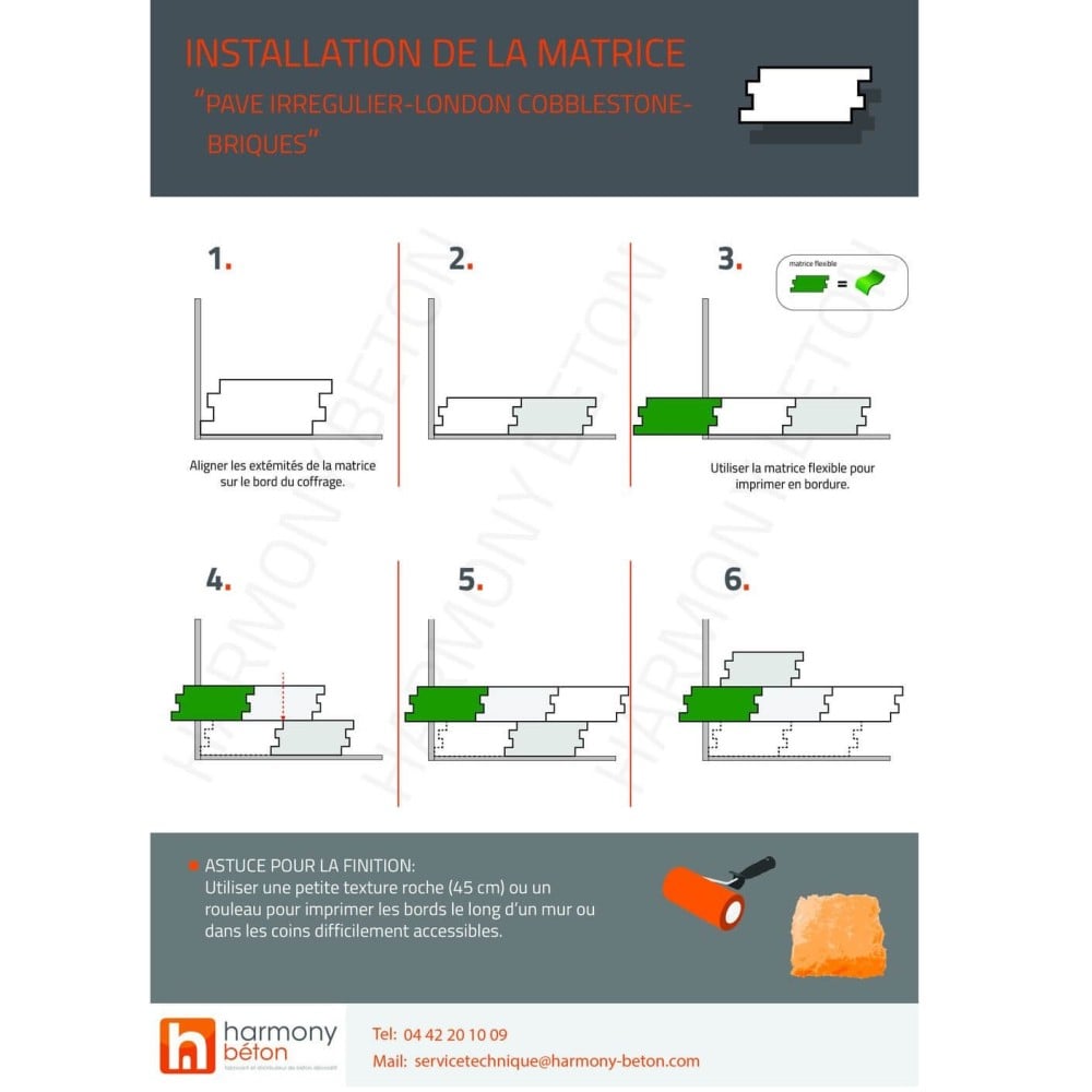Imitation bricks