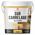 Béton ciré sur carrelage salle de bain - Kit universel