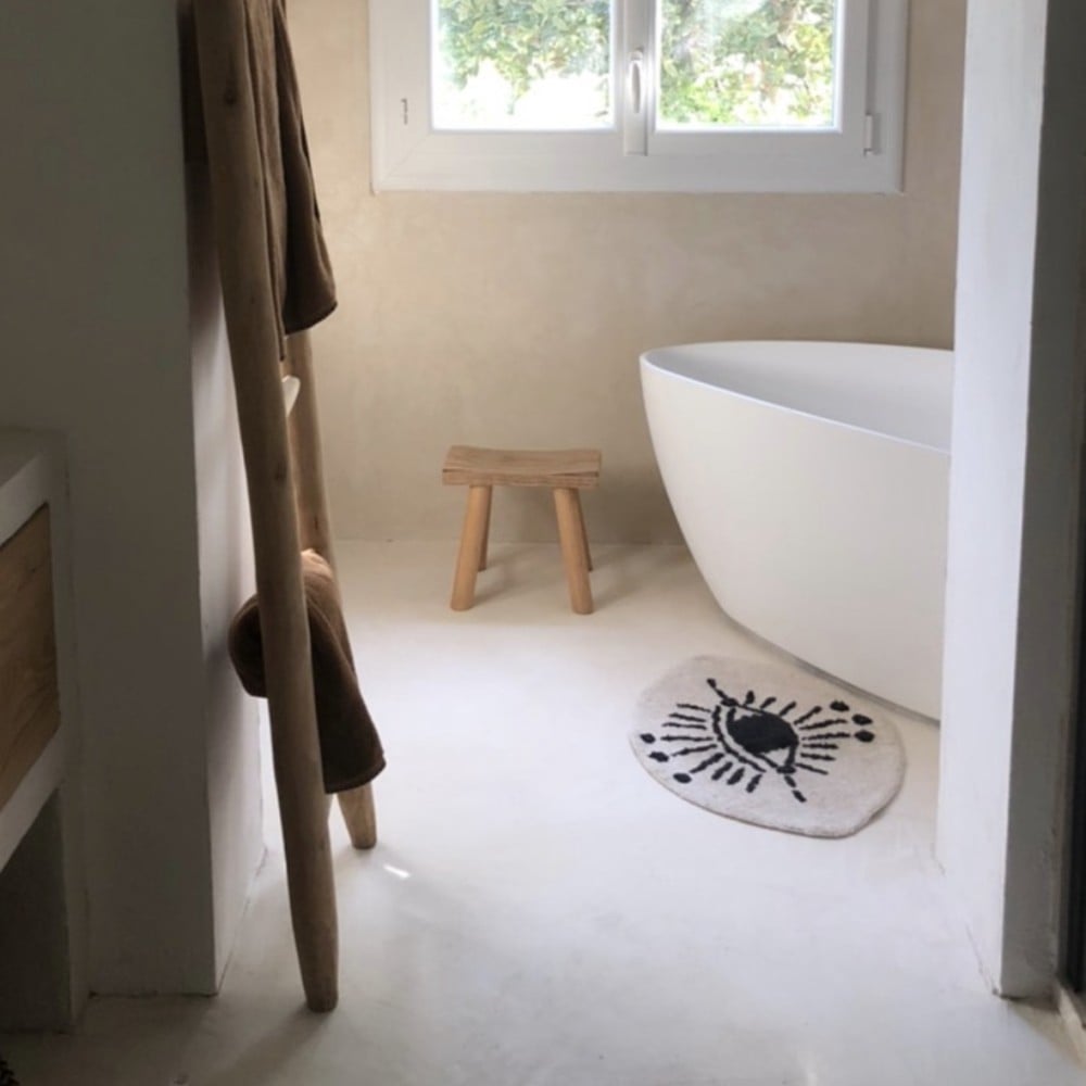 Béton ciré sol salle de bain - couleur BC02