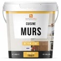 Béton ciré mur cuisine - Kit complet