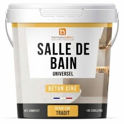 Béton ciré salle de bain - Kit universel