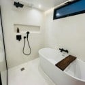 Béton ciré salle de bain universel - douche couleur BC02
