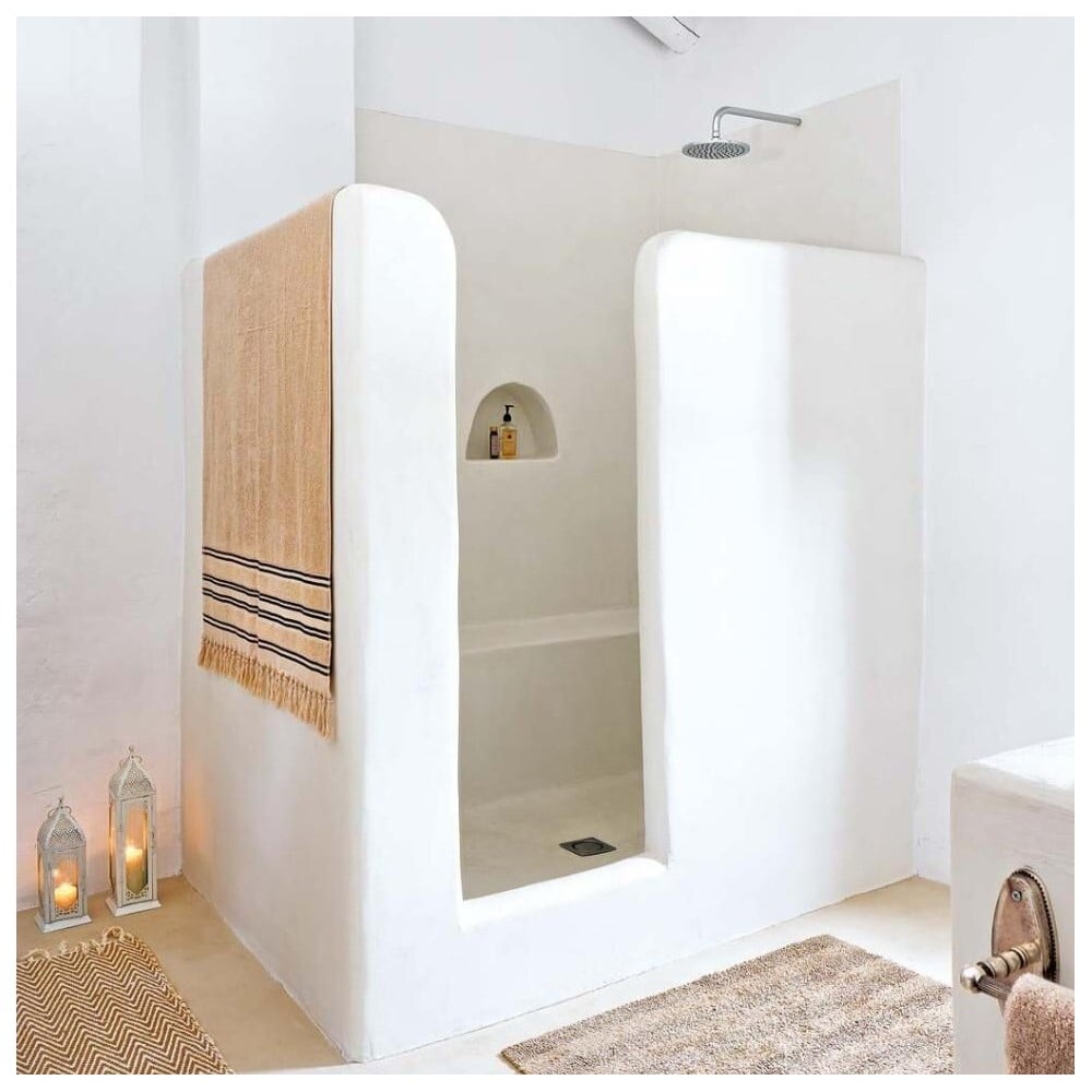 Béton ciré ISY douche avec étanchéité - kit complet - couleur 41. Banquise