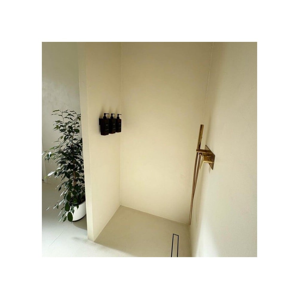 Béton ciré ISY douche avec étanchéité - kit complet - couleur 2. Blanc crème
