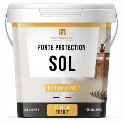 Béton ciré sol - Kit complet forte protection