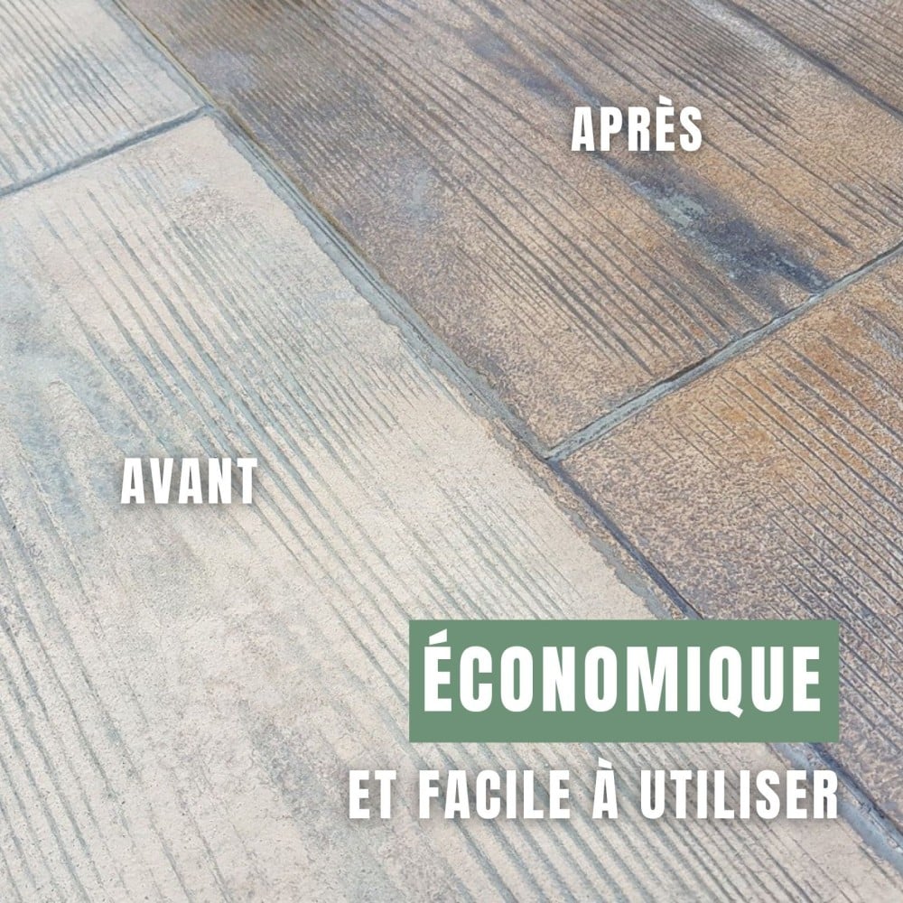 Avant/Après enviro vernis coloré