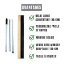 Avanatge balai de marquage avec manche aluminium