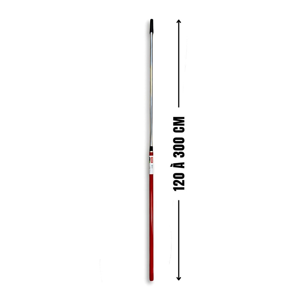 Dimensions manche à balai 120 à 300 cm