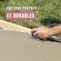 Fer à bordure béton finition propres