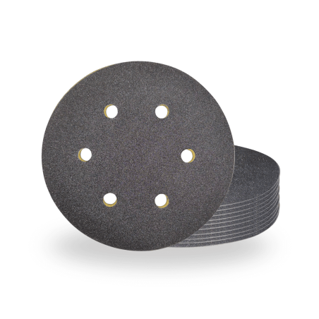 Disques abrasifs velcro perforés en carbure de silicium - Lot de 10