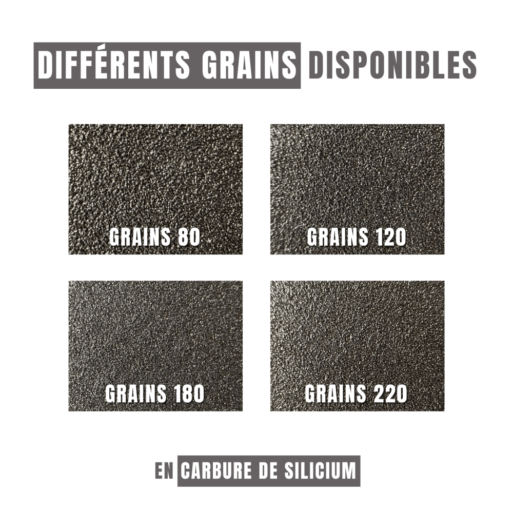 Disques abrasifs velcro perforés Ø150 mm - Différents grains