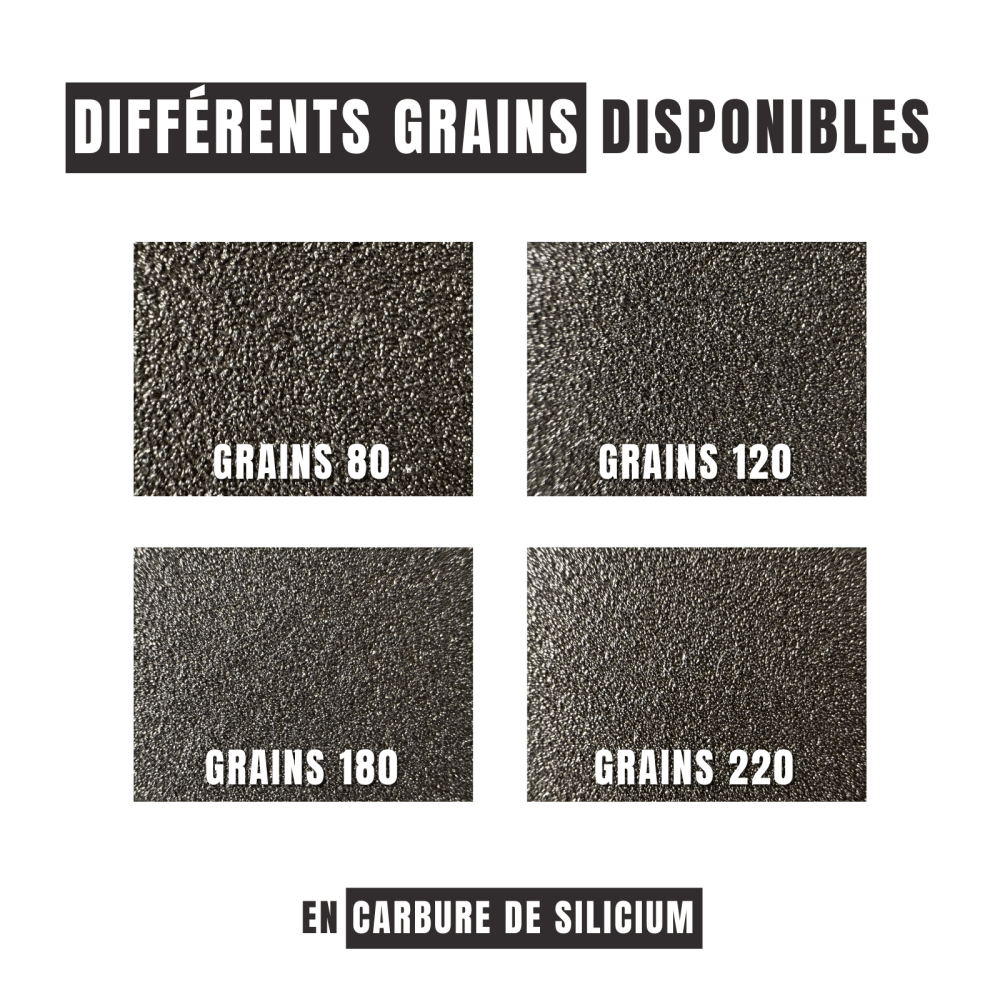 Disques abrasifs Ø150 mm auto-agrippants avec 9 trous - Différents grains