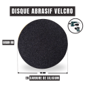 Disques abrasifs en carbure de silicium - Dimension 125 mm / Grain 80