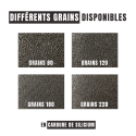 Disques abrasifs en carbure de silicium - Différents grains