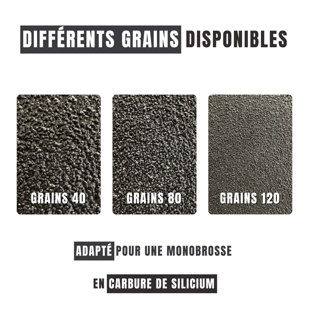 Disque abrasif double face Ø400 mm – Différents grains