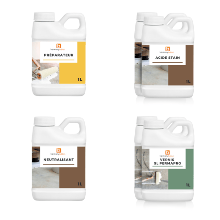 Complete acid stain kit