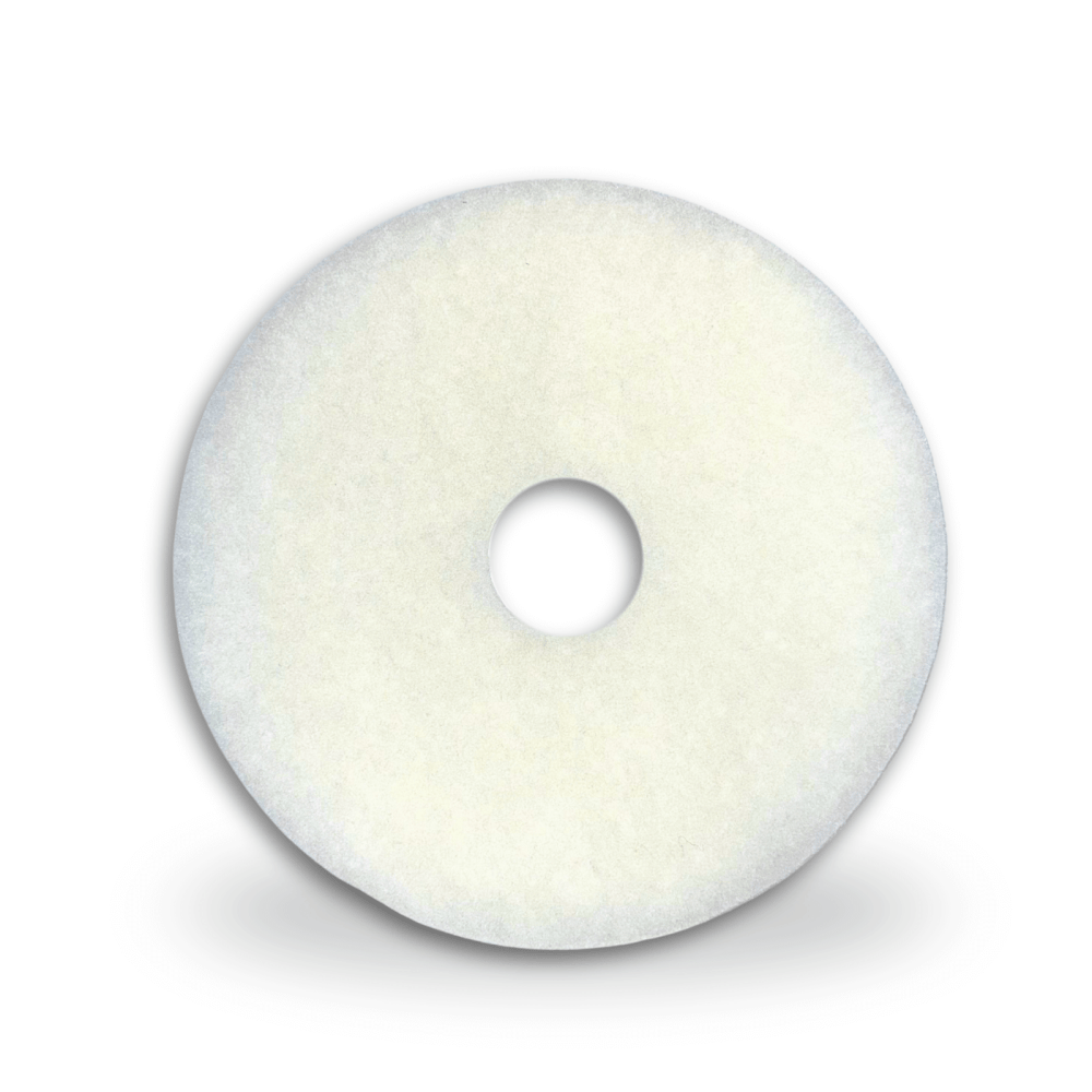 Pad monobrosse blanc (lustrage) Ø 406