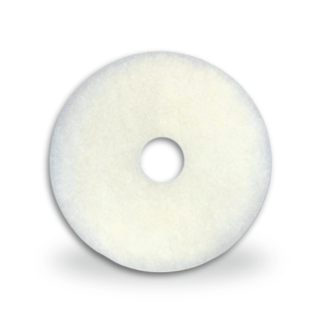 Pad monobrosse blanc (lustrage) Ø 406