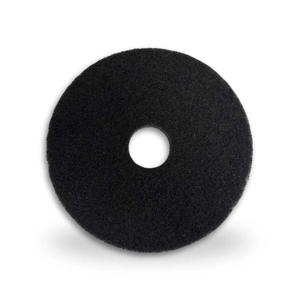 Pad monobrosse noir (décapage) Ø 406