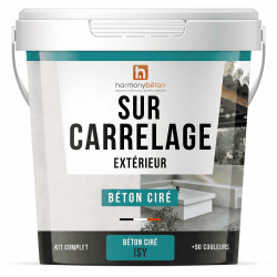 Kit ISY Béton ciré pour sol ou murs extérieurs carrelés