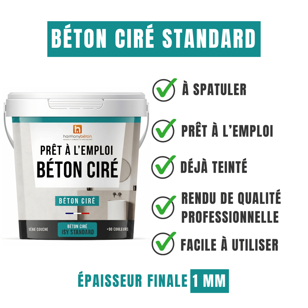 Béton ciré standard avantages