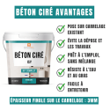 Béton ciré ISY avantages